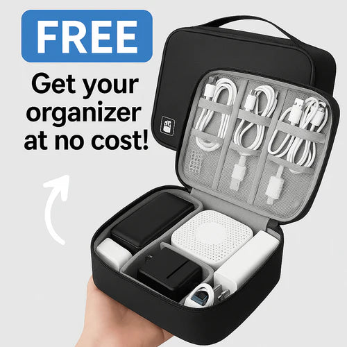 Air Tech Case® (Cable Organizer) — Included